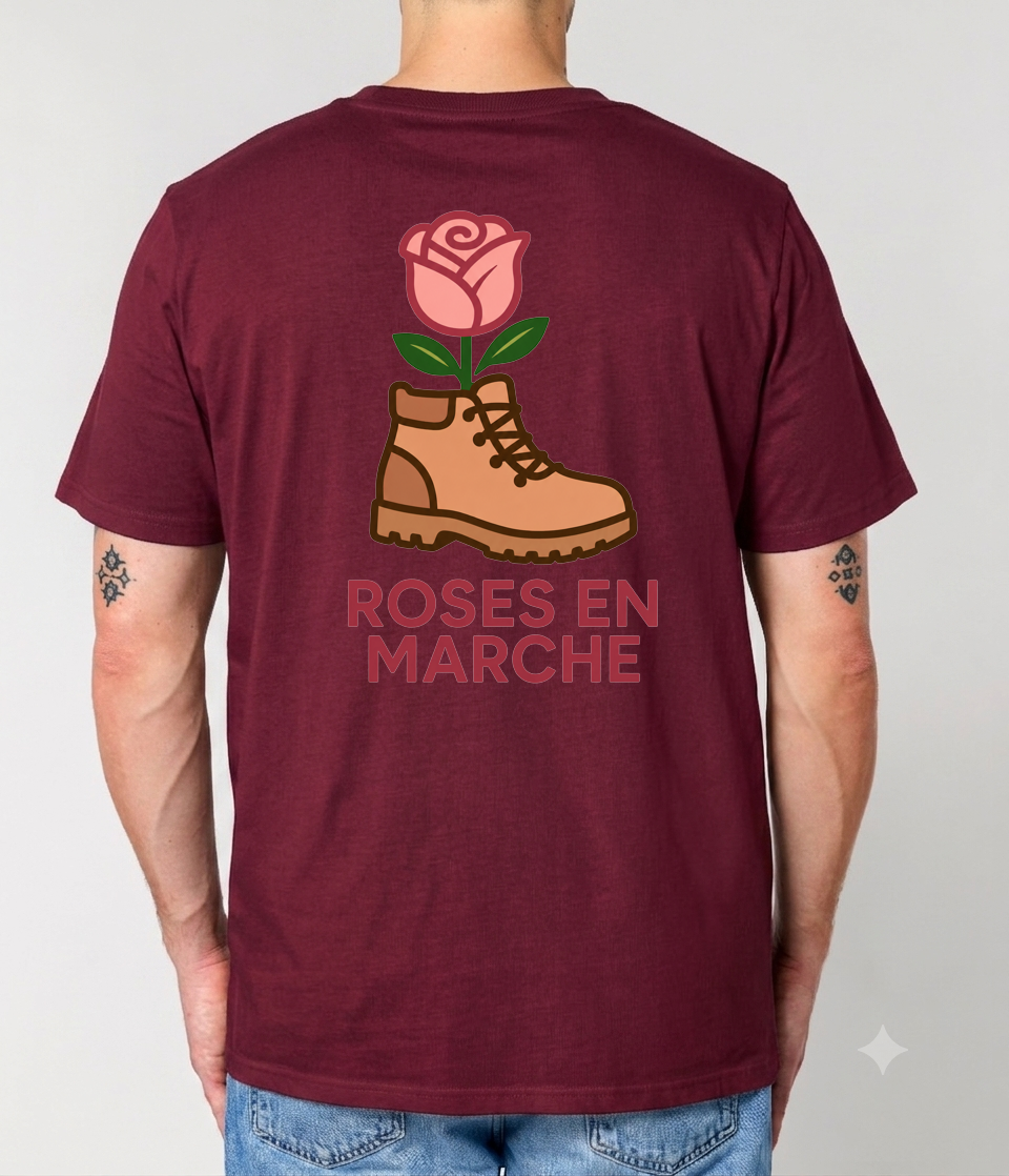 T-shirt unisexe - Roses en Marche