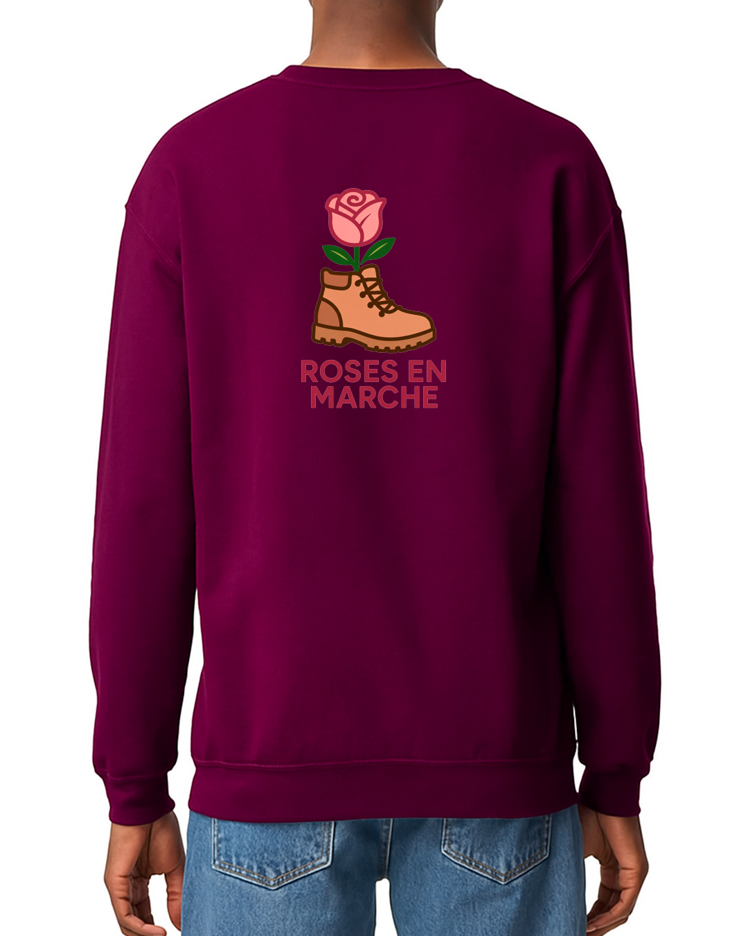 Sweat-shirt unisexe - Roses en Marche