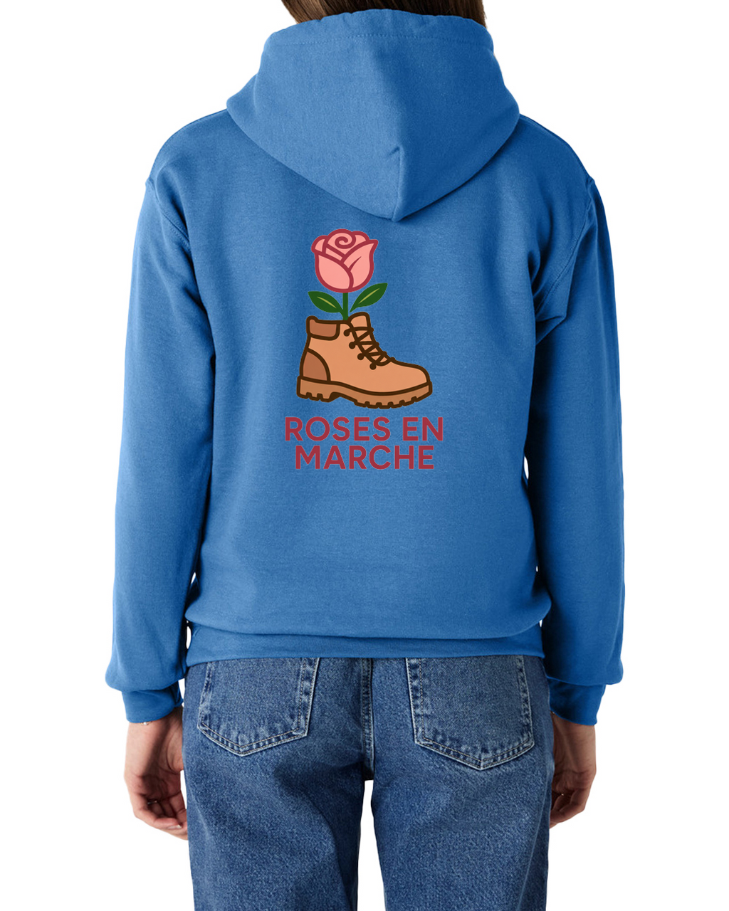 Sweat à capuche unisexe - Roses en Marche