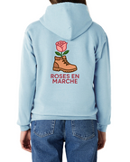 Sweat à capuche unisexe - Roses en Marche
