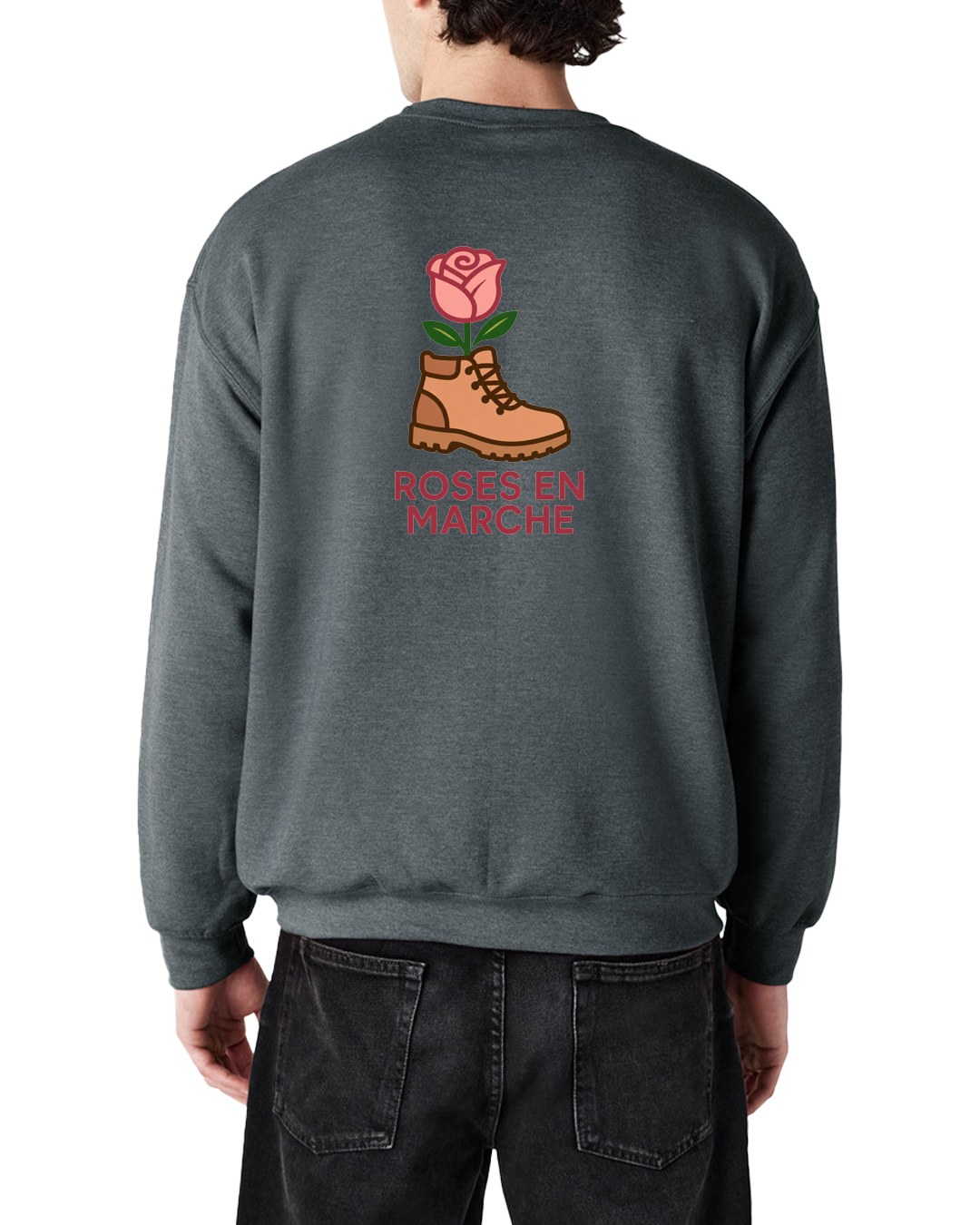 Sweat-shirt unisexe - Roses en Marche