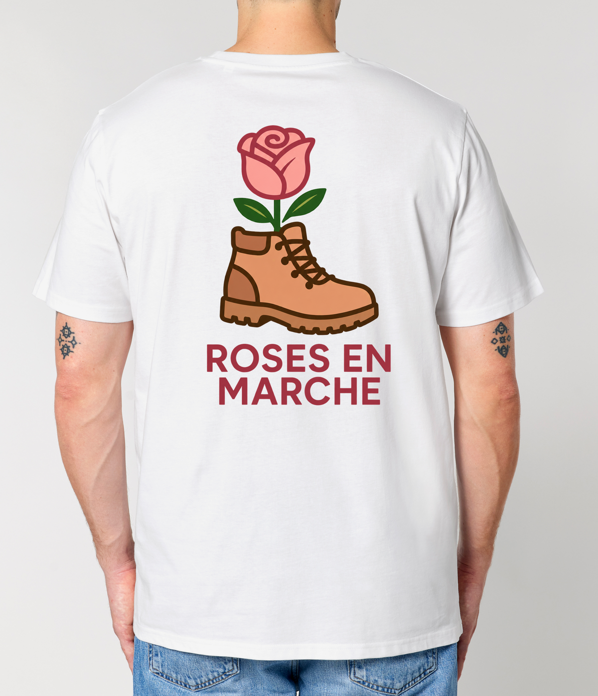 T-shirt unisexe - Roses en Marche