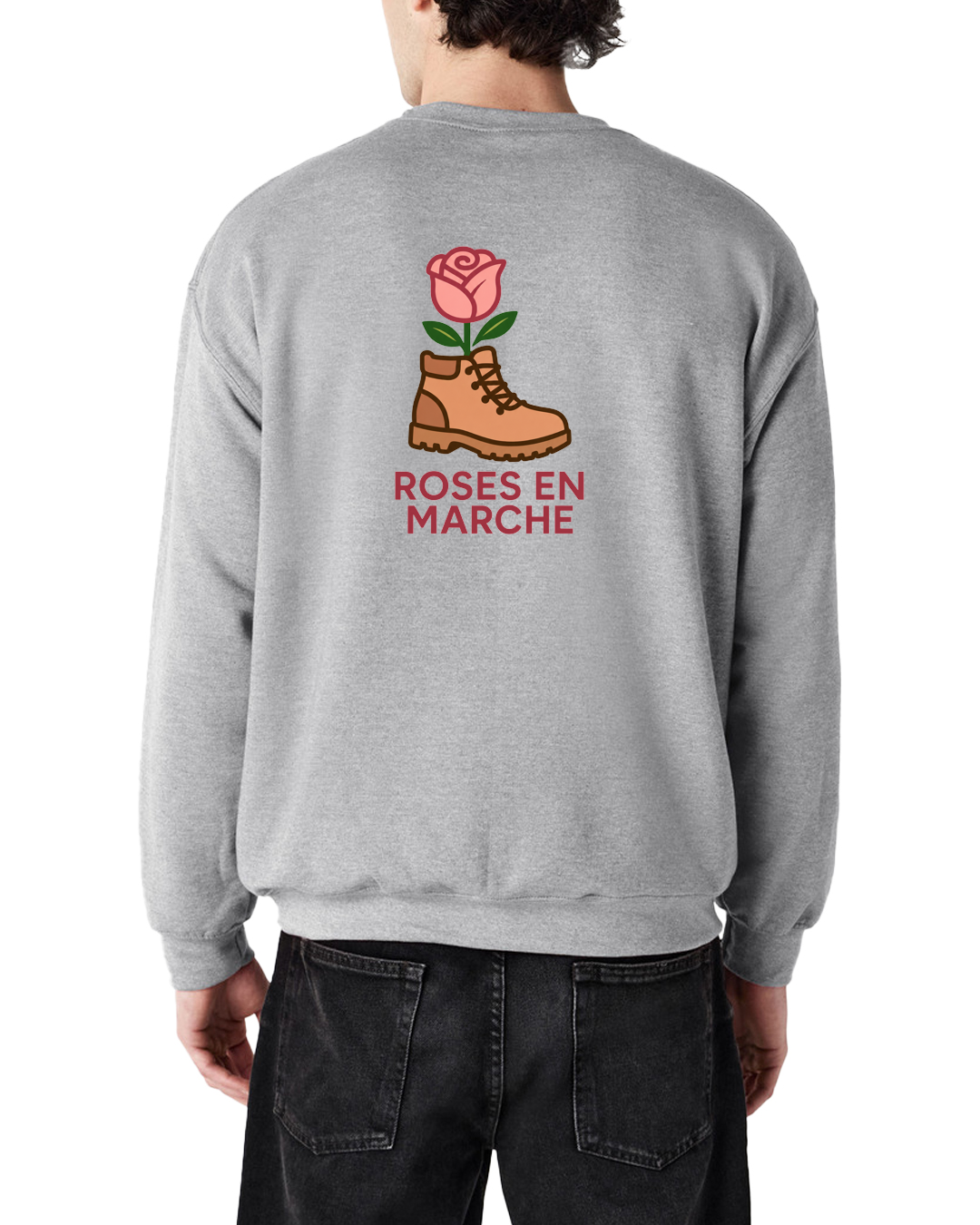 Sweat-shirt unisexe - Roses en Marche