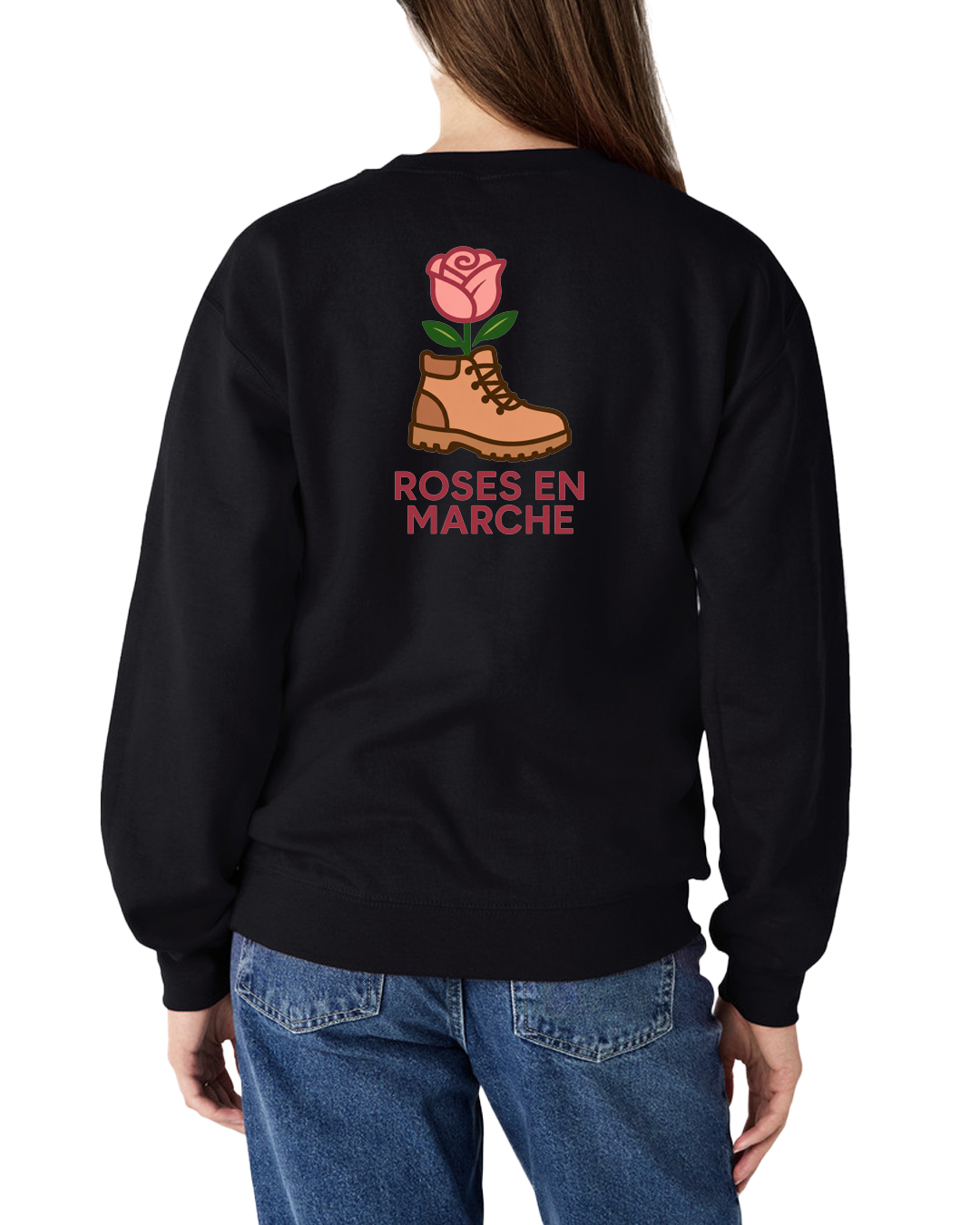 Sweat-shirt unisexe - Roses en Marche