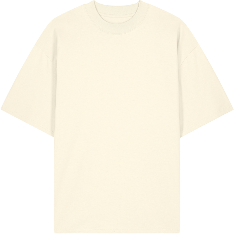 T-shirt unisexe Blaster 2.0 à plat, coloris Cream