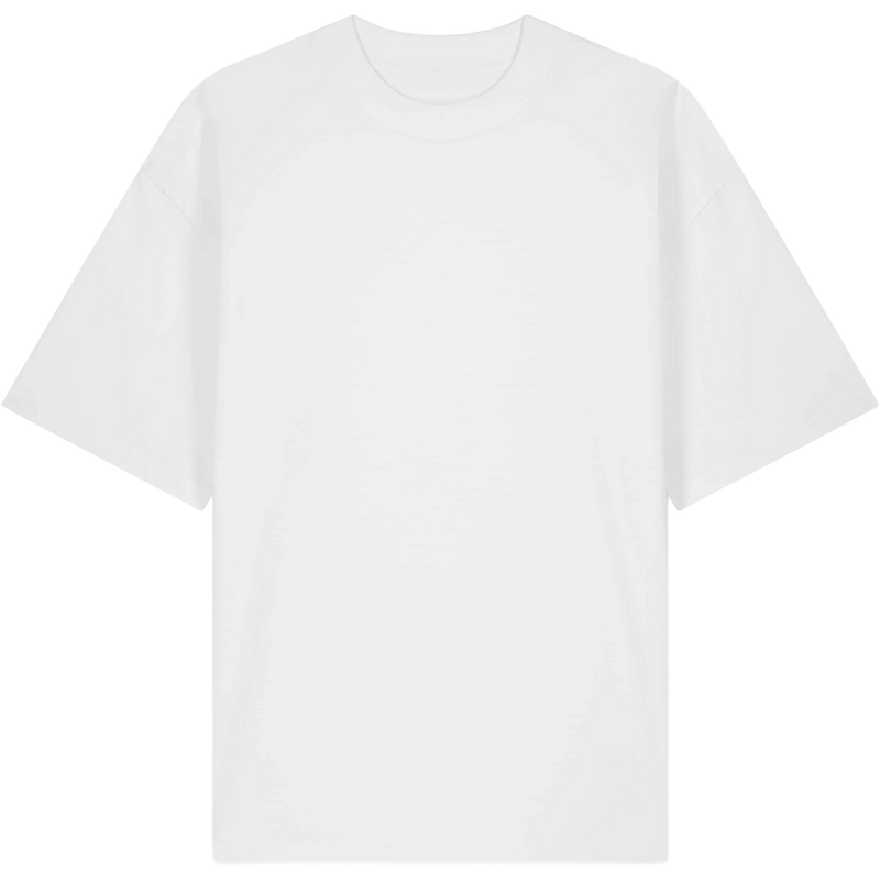 T-shirt unisexe Blaster 2.0 à plat, coloris White