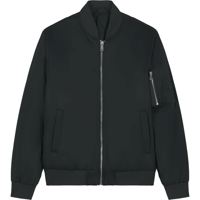 Veste bomber unisexe Bomber 2.0 à plat, coloris Black