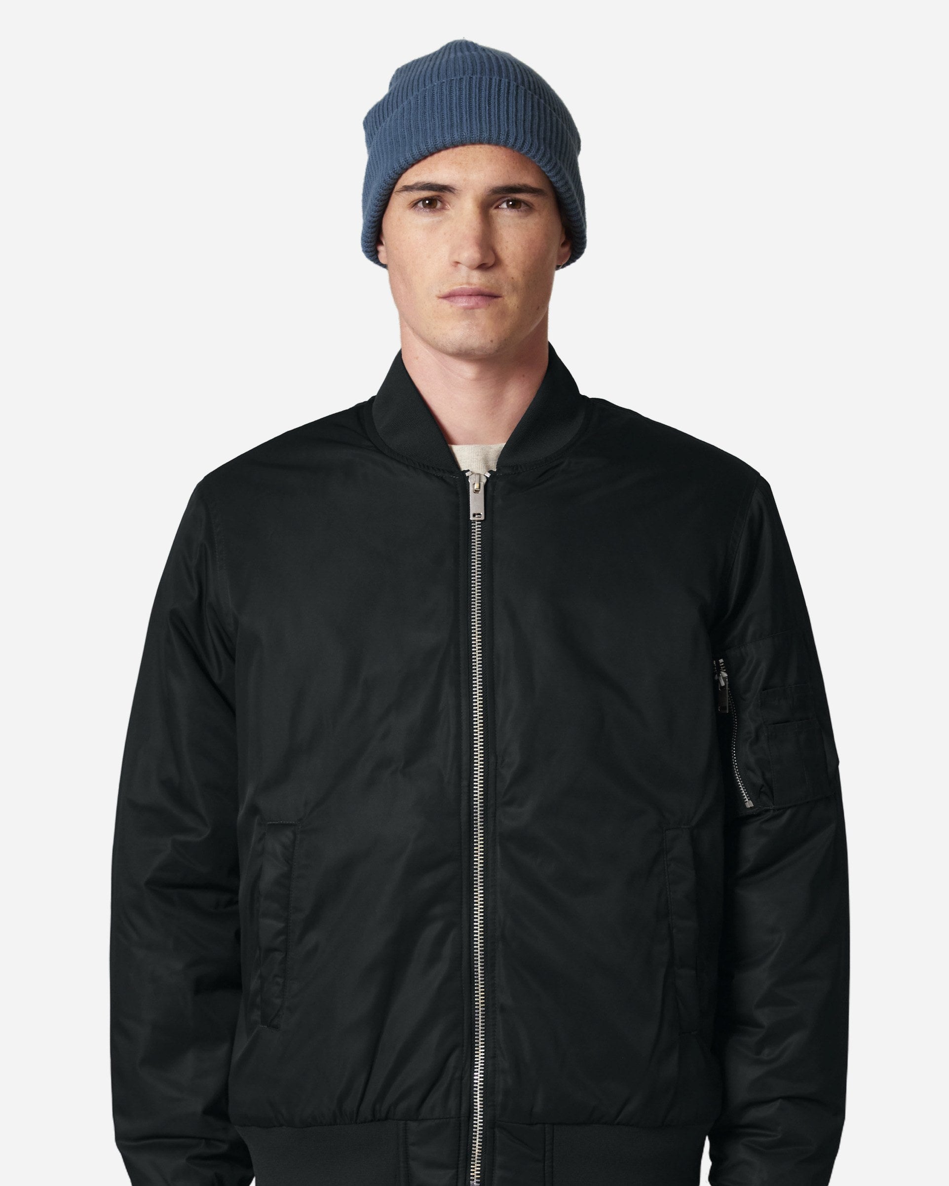 Veste bomber unisexe Bomber 2.0 porté, coloris Black