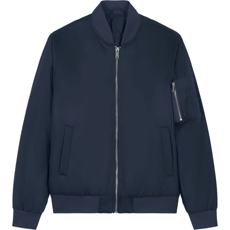 Veste bomber unisexe Bomber 2.0 à plat, coloris French Navy