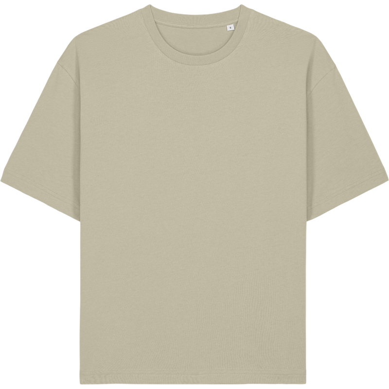 T-shirt unisexe Breezer à plat, coloris Stone