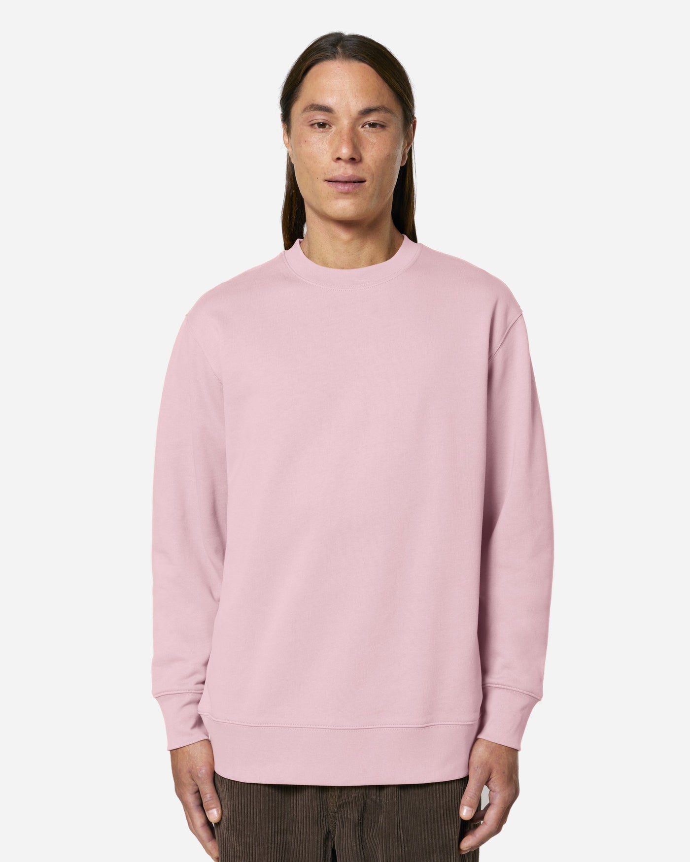 Sweat unisexe Changer 2.0 Couleurs porté, coloris Cotton Pink
