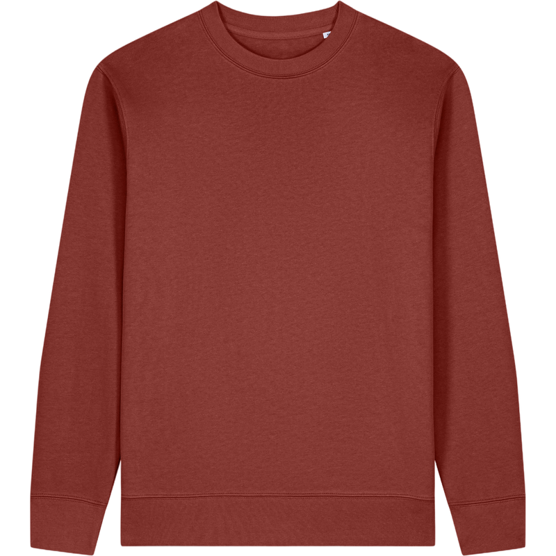Sweat unisexe Changer 2.0 à plat, coloris Earthy Red
