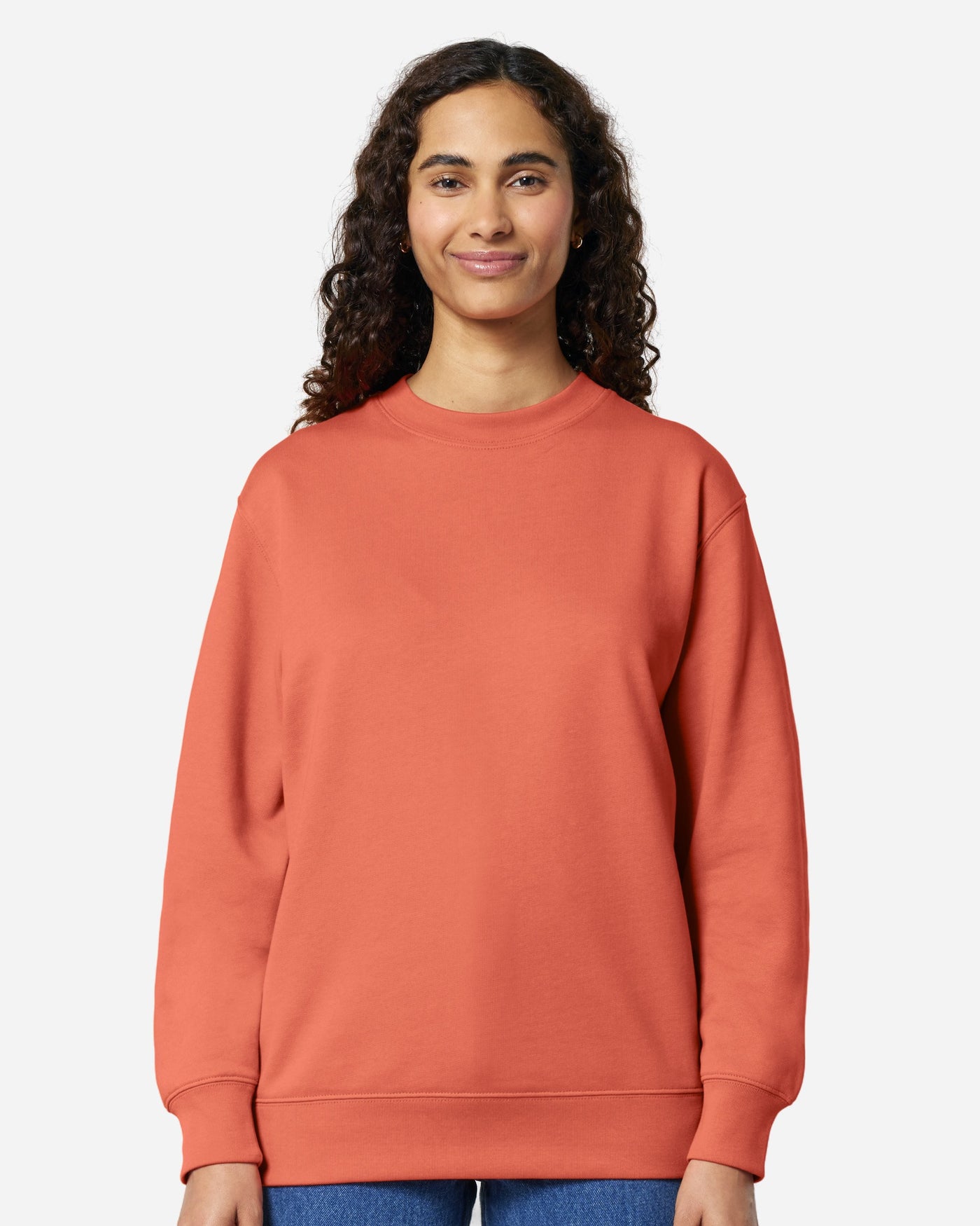 Sweat unisexe Changer 2.0 Couleurs porté, coloris Fiesta