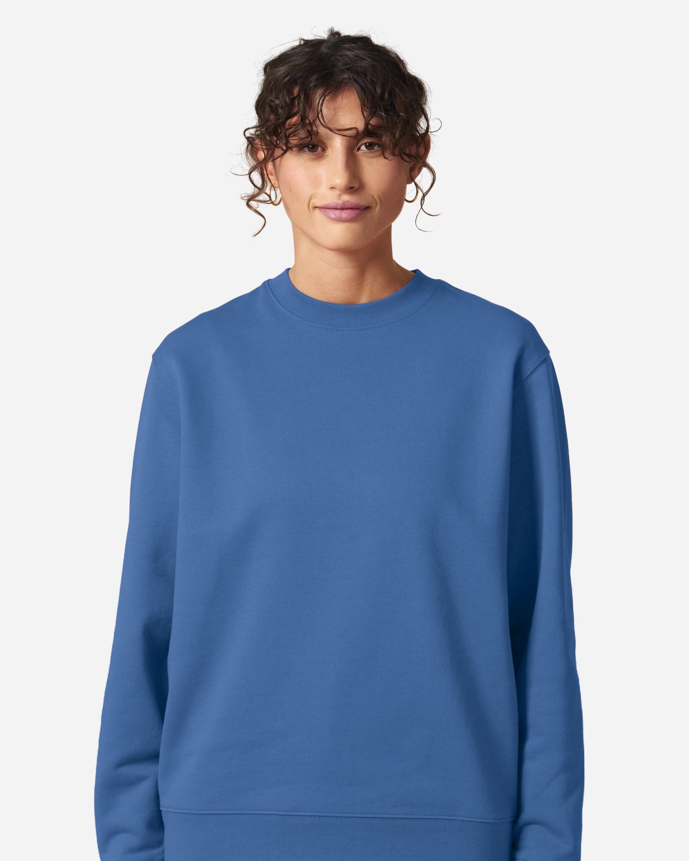 Sweat unisexe Changer 2.0 Couleurs porté, coloris Mindful Blue