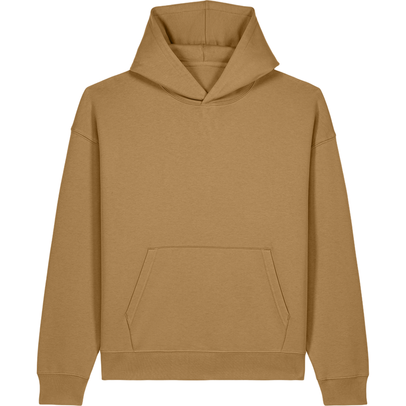 Sweat à capuche unisexe Chaser à plat, coloris Grounded Beige