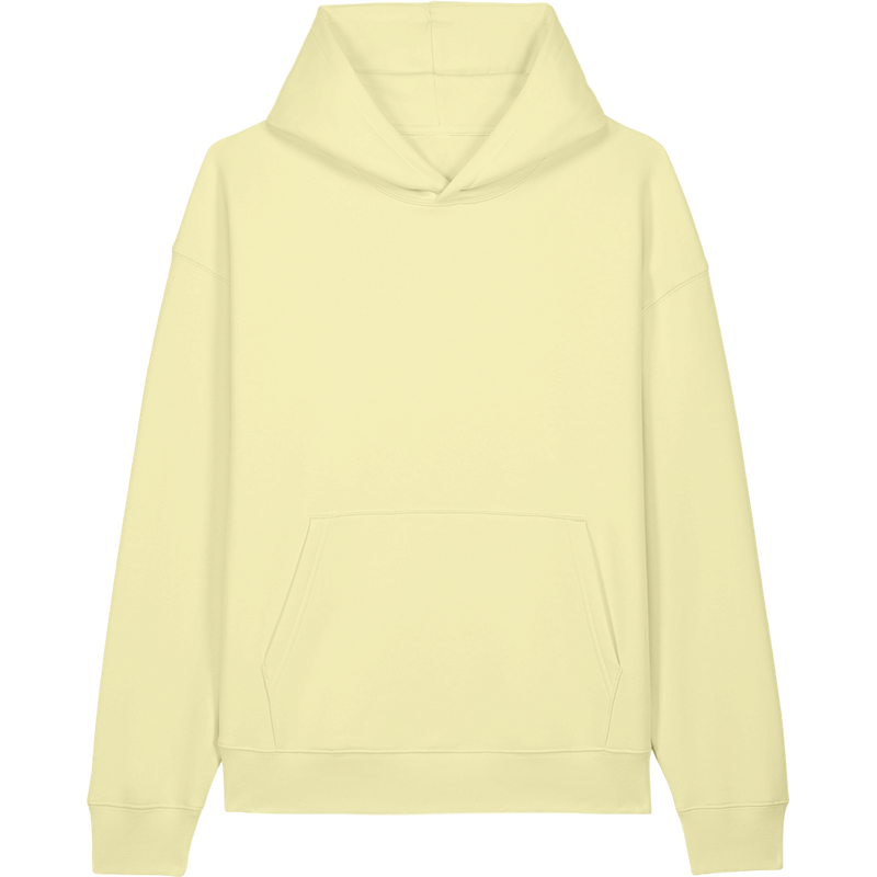 Sweat à capuche unisexe Chaser à plat, coloris Lemon Sorbet