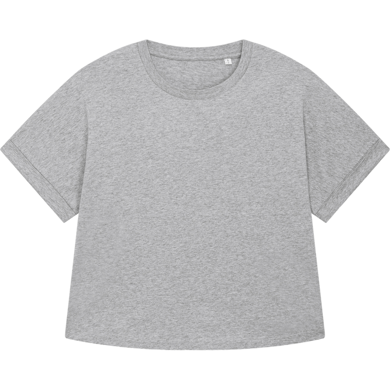 T-shirt femme Stella Collider à plat, coloris Heather Grey