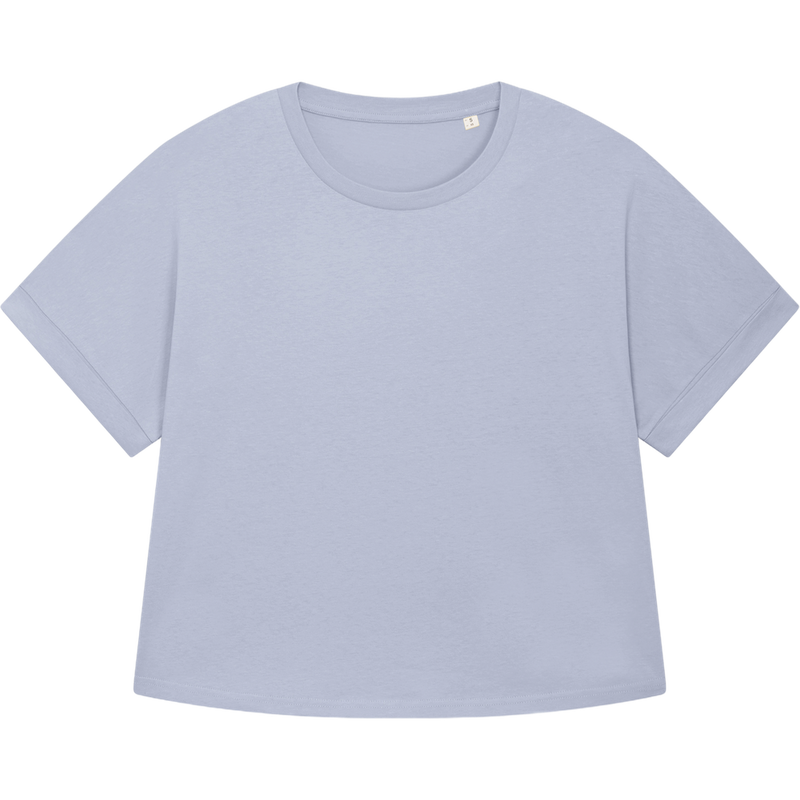 T-shirt femme Stella Collider à plat, coloris Serene Blue
