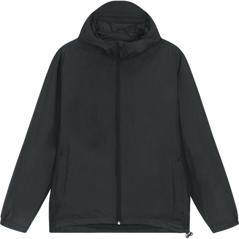 Veste coupe-vent unisexe Commuter à plat, coloris Black