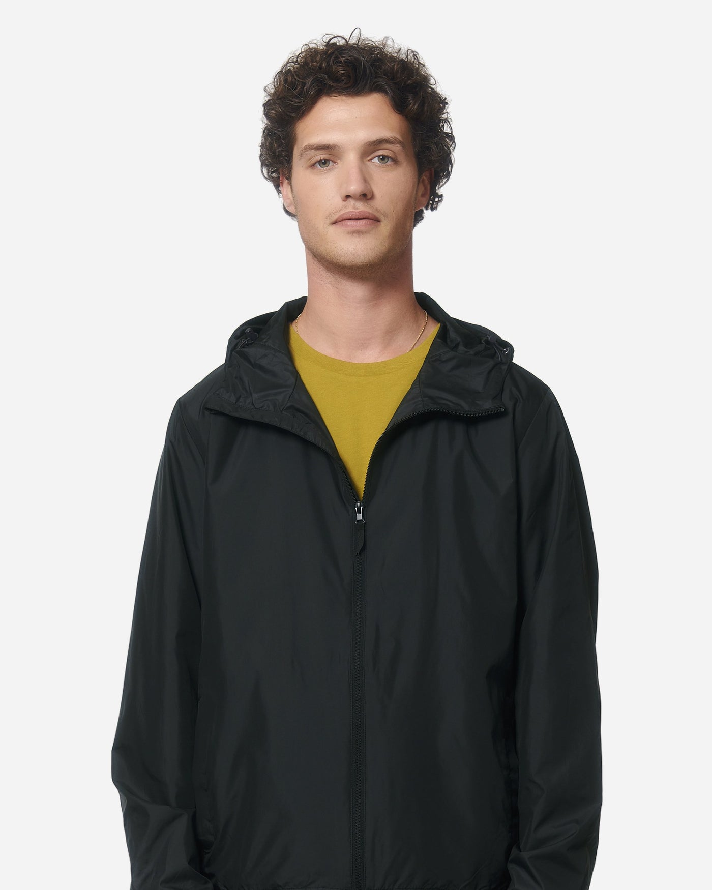 Veste coupe-vent unisexe Commuter porté, coloris Black