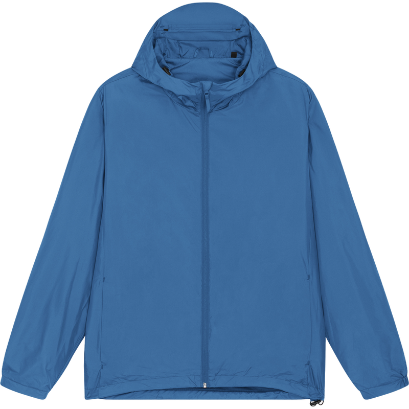 Veste coupe-vent unisexe Commuter à plat, coloris Royal Blue