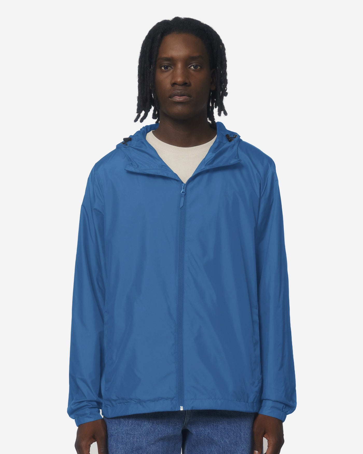 Veste coupe-vent unisexe Commuter porté, coloris Royal Blue