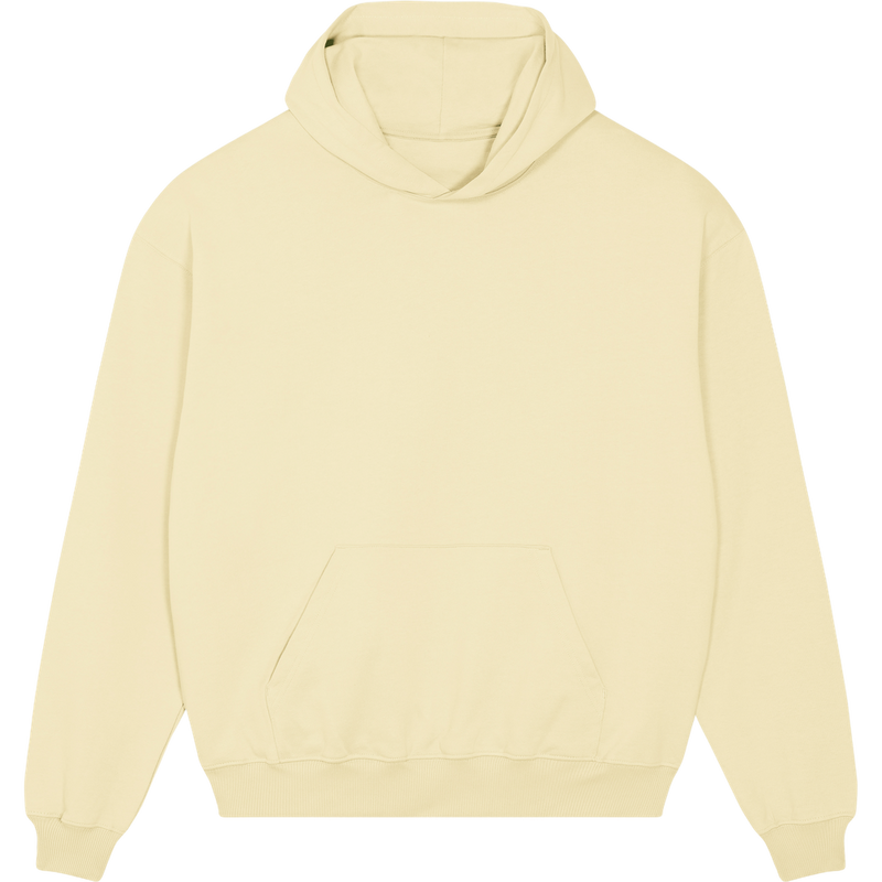 Sweat à capuche unisexe Cooper Dry à plat, coloris Butter
