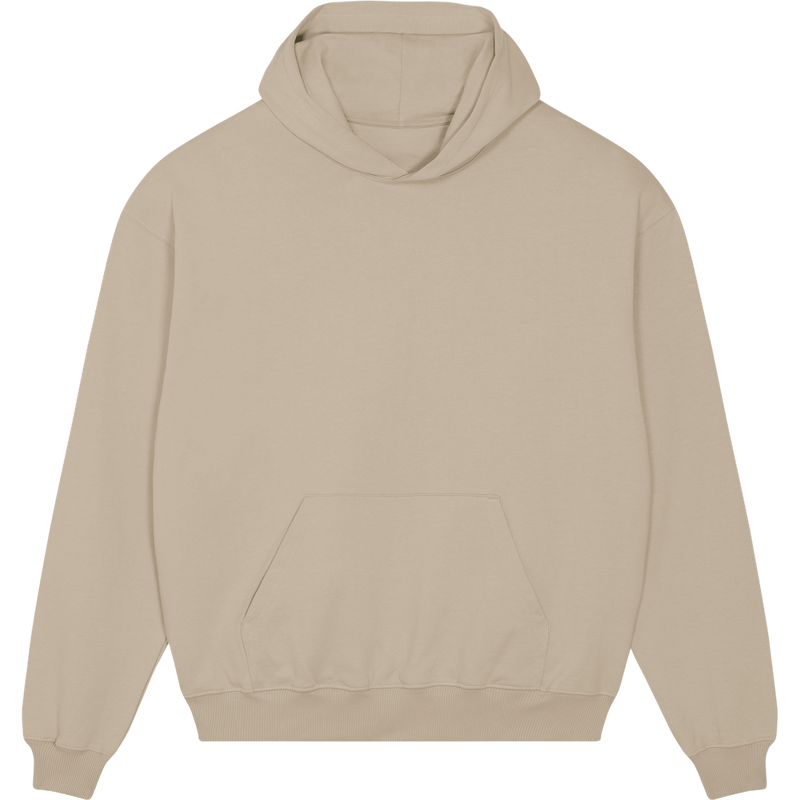 Sweat à capuche unisexe Cooper Dry à plat, coloris Desert Dust