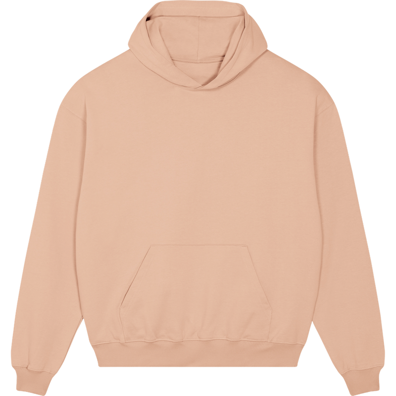 Sweat à capuche unisexe Cooper Dry à plat, coloris Fraiche Peche
