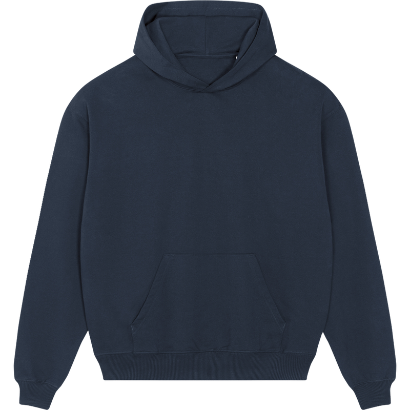 Sweat à capuche unisexe Cooper Dry à plat, coloris French Navy