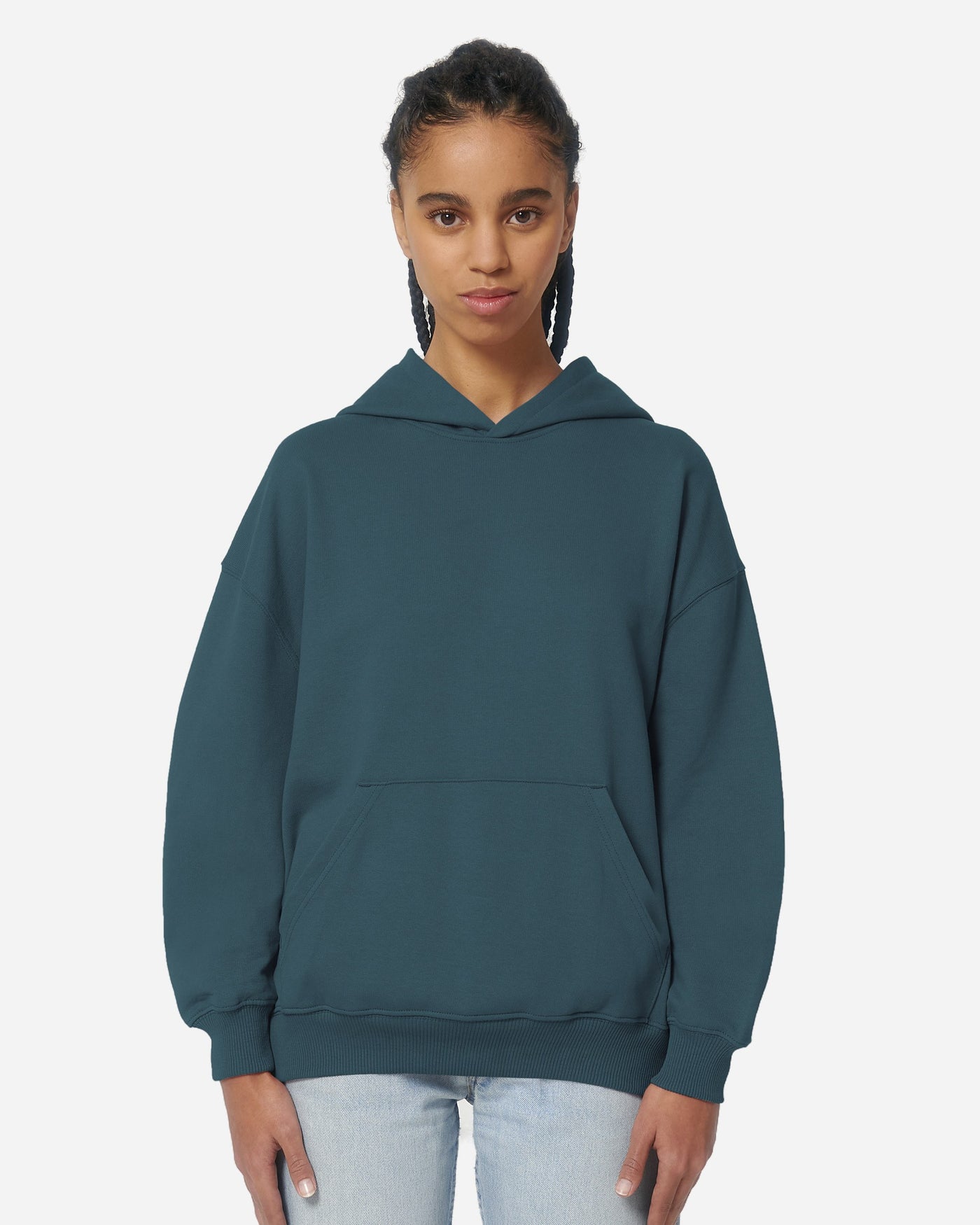 Sweat à capuche unisexe Cooper Dry porté, coloris Stargazer