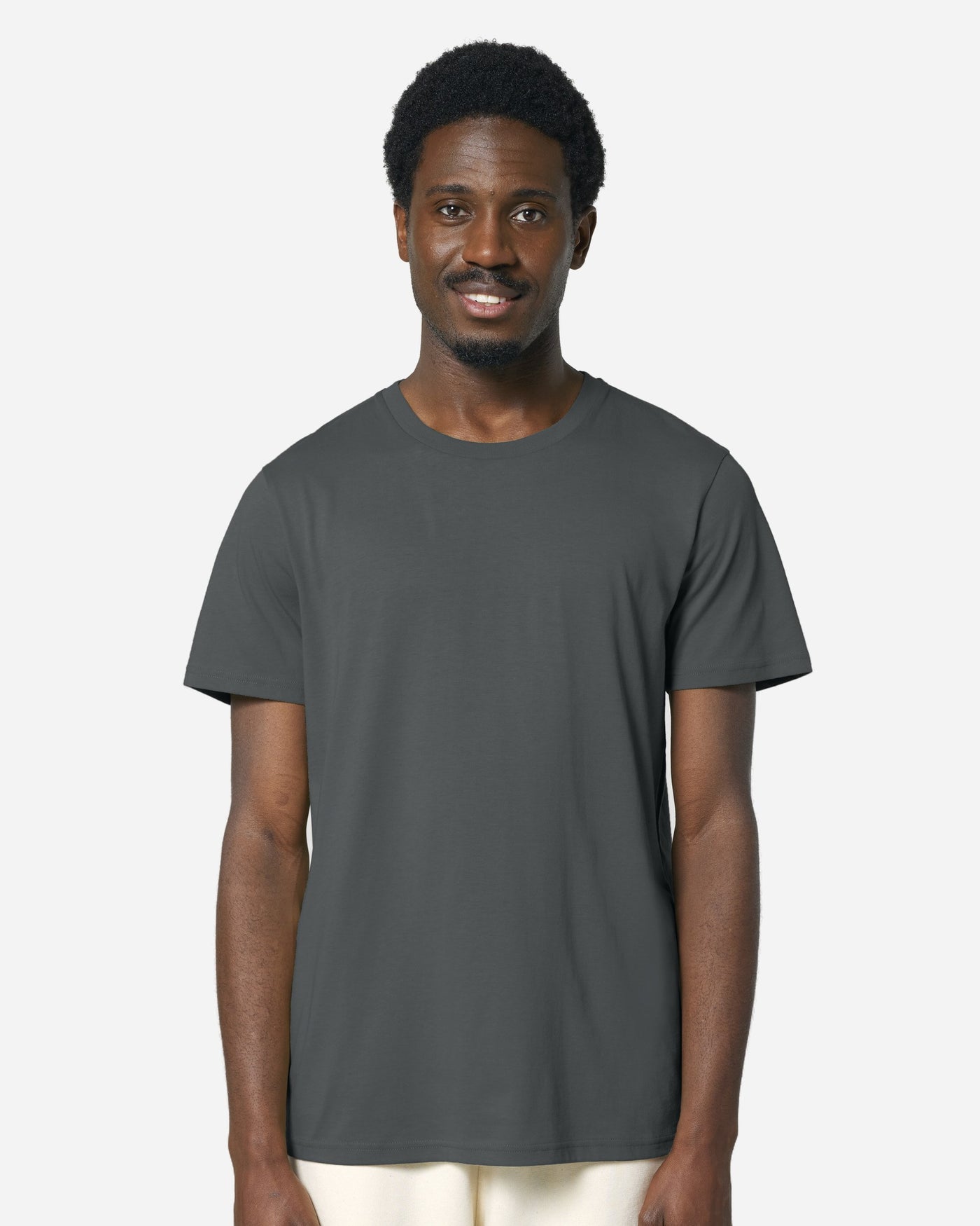 T-shirt unisexe Crafter porté, coloris Anthracite