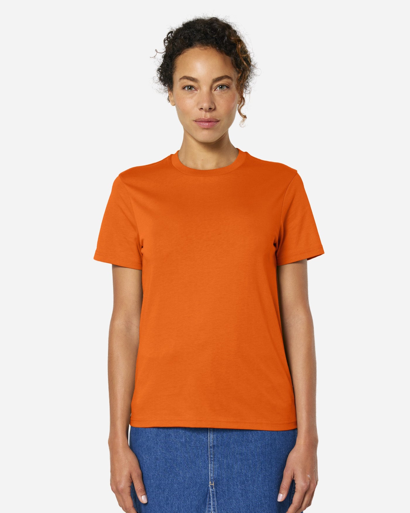 T-shirt unisexe Crafter Couleurs porté, coloris Bright Orange