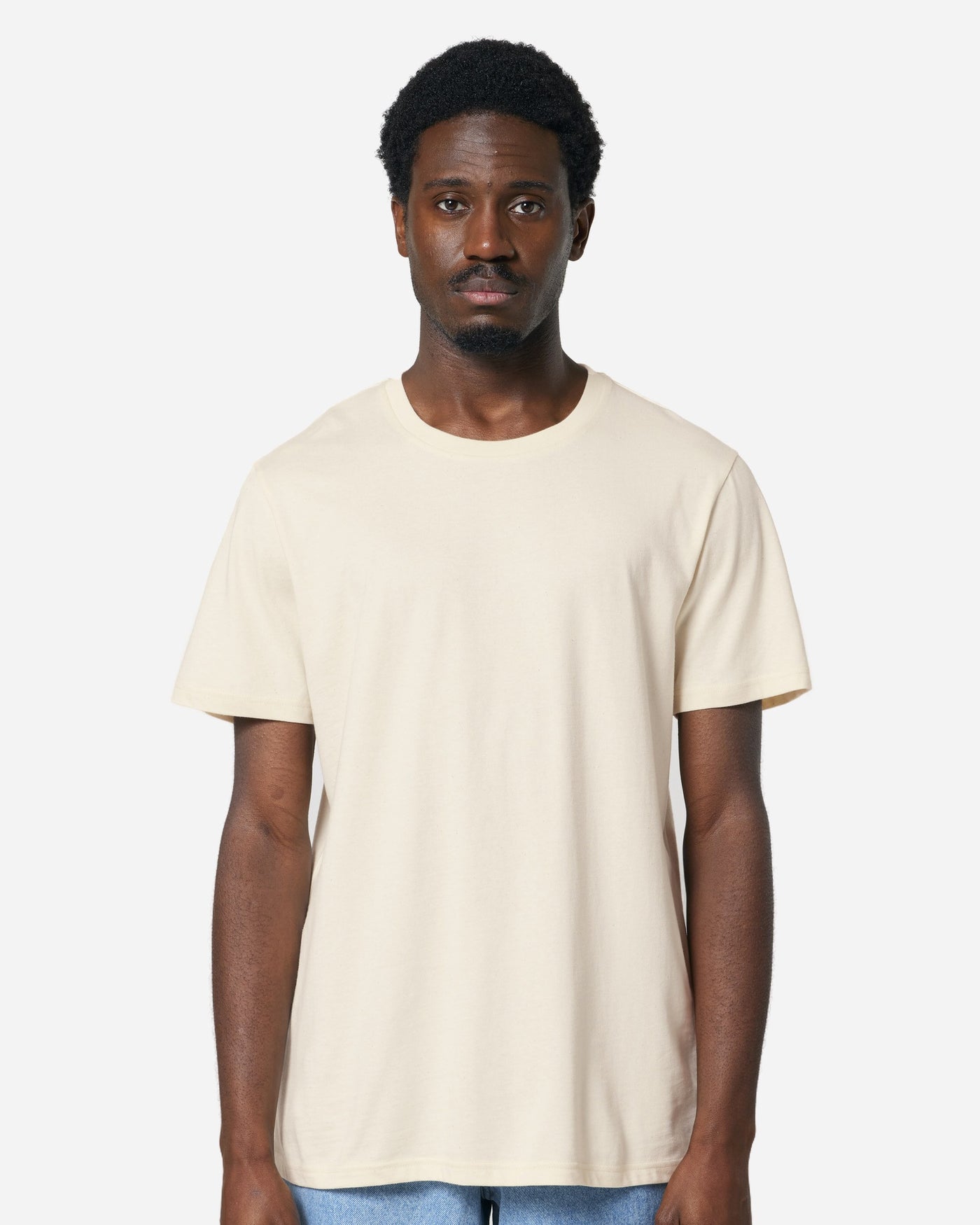 T-shirt unisexe Crafter porté, coloris Natural Raw