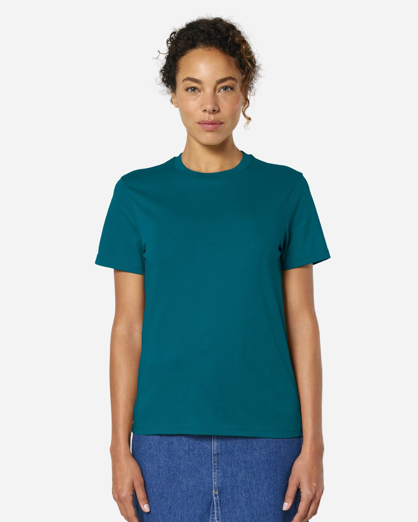 T-shirt unisexe Crafter Couleurs porté, coloris Ocean Depth