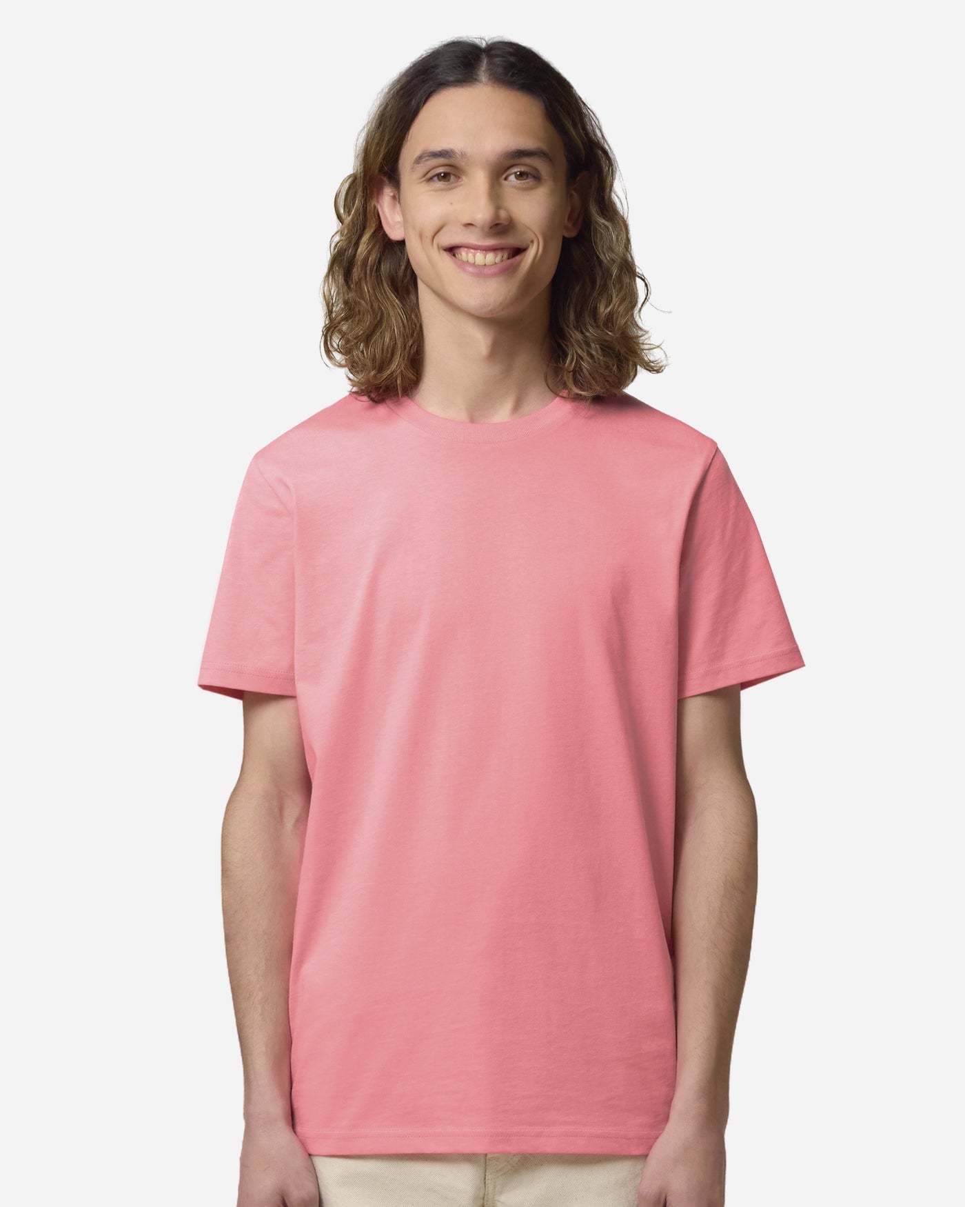 T-shirt unisexe Crafter Couleurs porté, coloris Pink Joy
