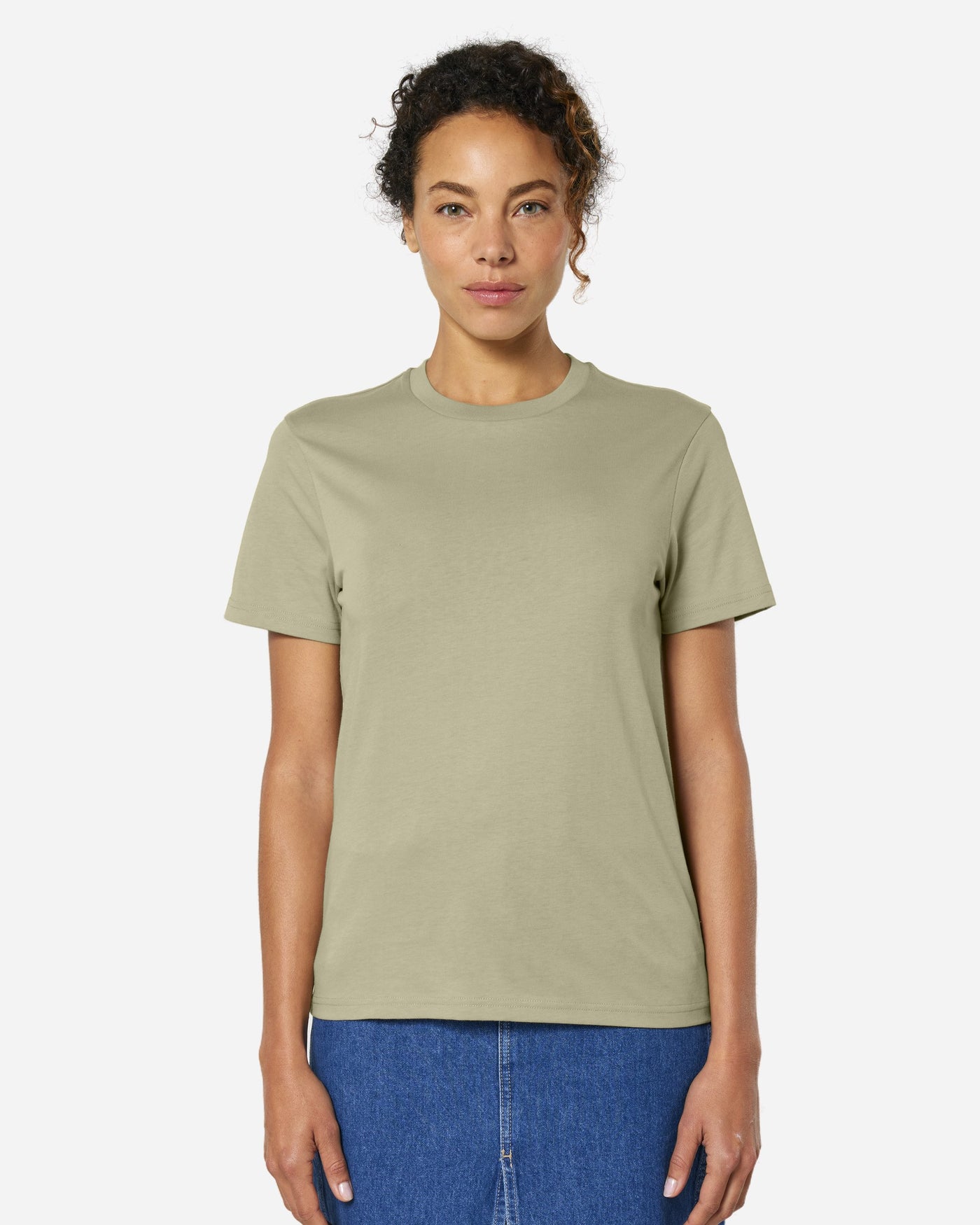 T-shirt unisexe Crafter Couleurs porté, coloris Sage