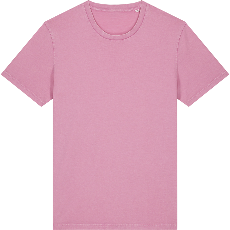 T-shirt unisexe Crafter Vintage à plat, coloris G.Dyed Bubble Pink