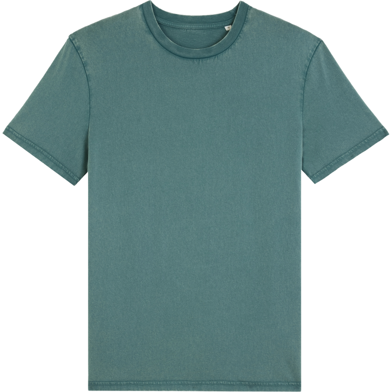 T-shirt unisexe Crafter Vintage à plat, coloris G. Dyed Hydro