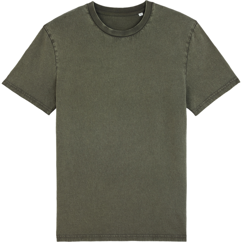 T-shirt unisexe Crafter Vintage à plat, coloris G. Dyed Khaki