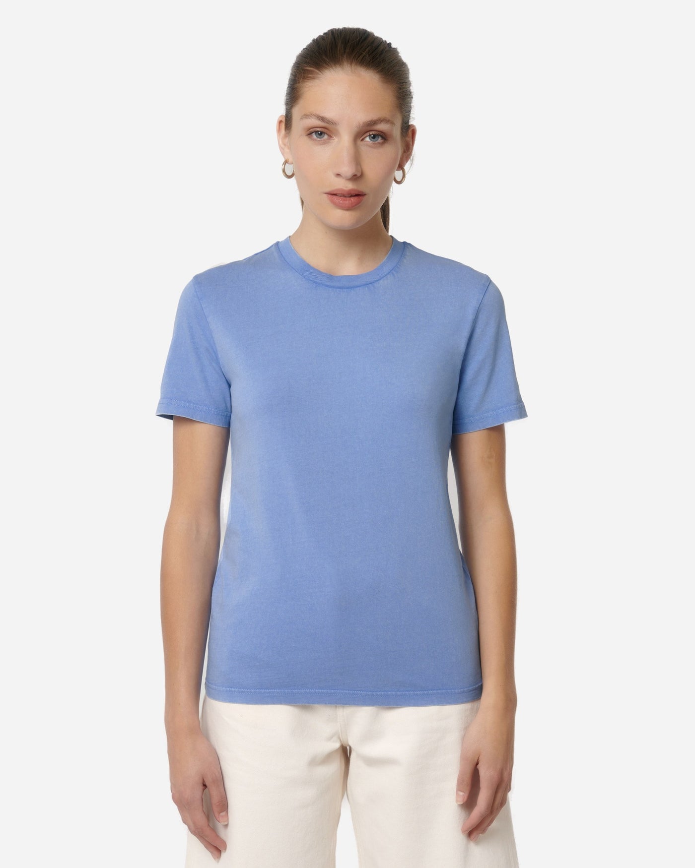 T-shirt unisexe Crafter Vintage porté, coloris G. Dyed Swimmer Blue
