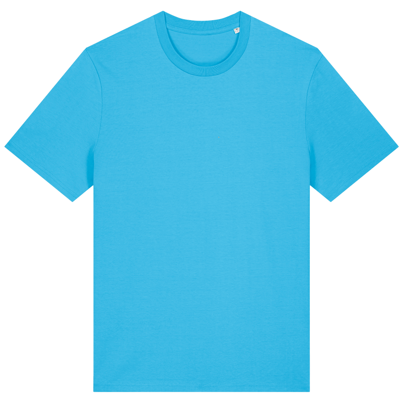 T-shirt Creator 2.0 à plat, coloris Aqua Blue