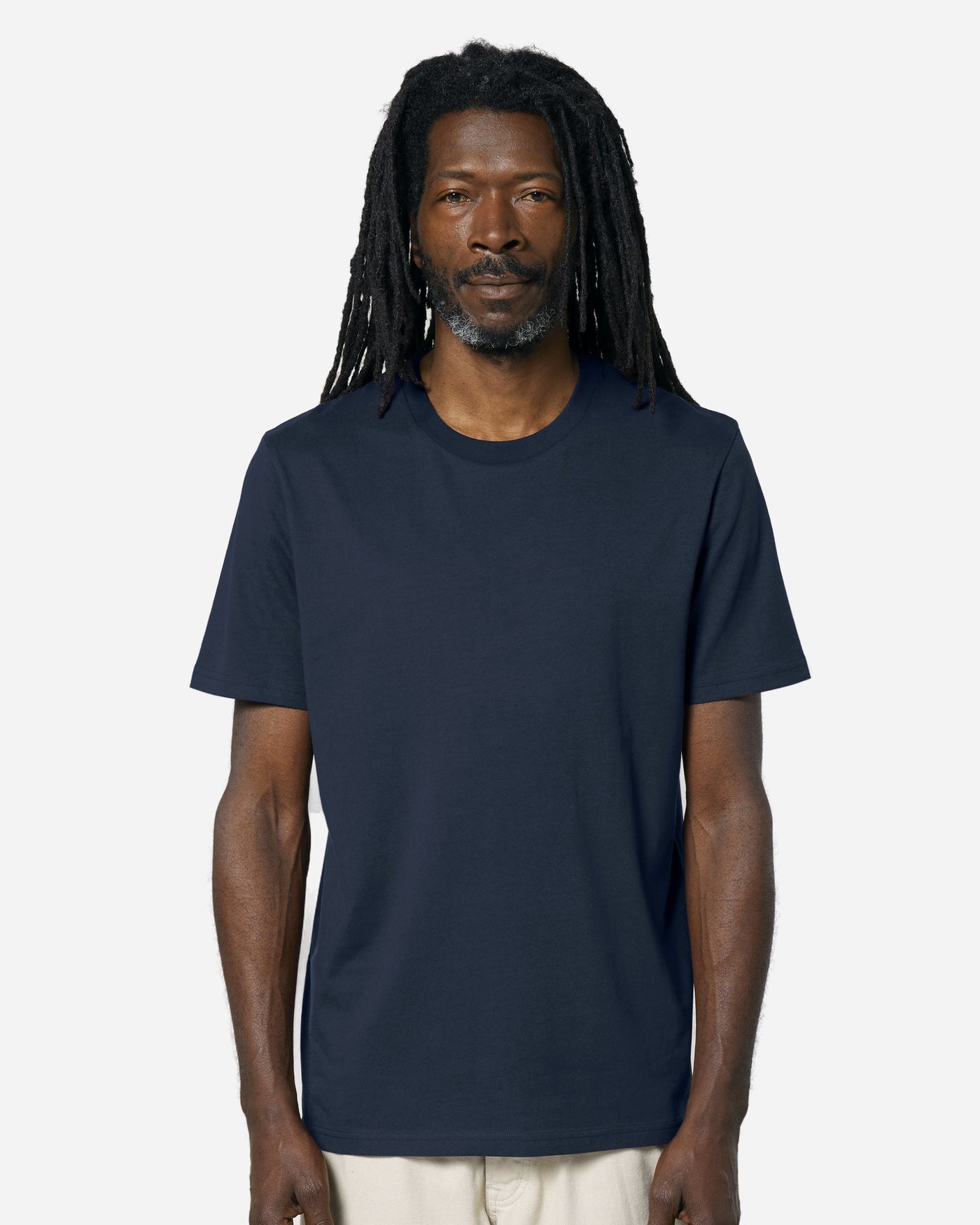 T-shirt Creator 2.0 porté, coloris French Navy