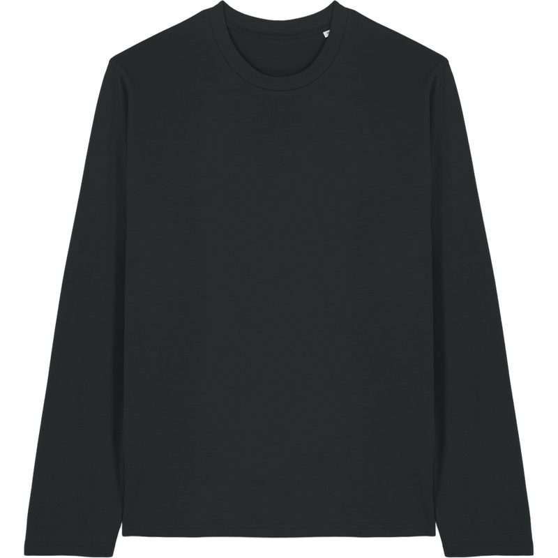 T-shirt unisexe Creator 2.0 Long Sleeve à plat, coloris Black
