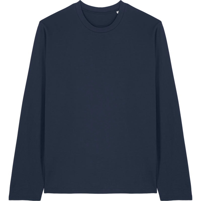T-shirt unisexe Creator 2.0 Long Sleeve à plat, coloris French Navy