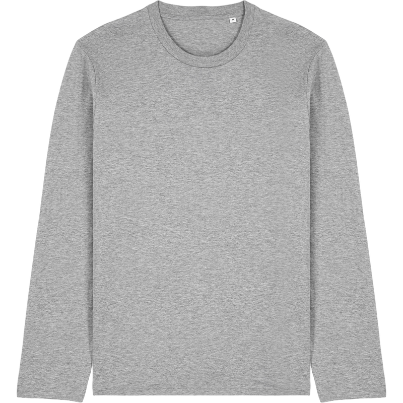 T-shirt unisexe Creator 2.0 Long Sleeve à plat, coloris Heather Grey