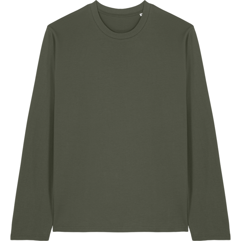 T-shirt unisexe Creator 2.0 Long Sleeve à plat, coloris Khaki