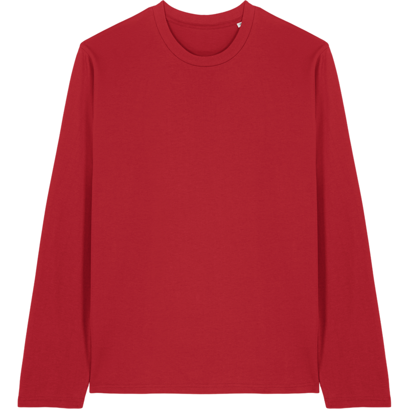 T-shirt unisexe Creator 2.0 Long Sleeve à plat, coloris Red