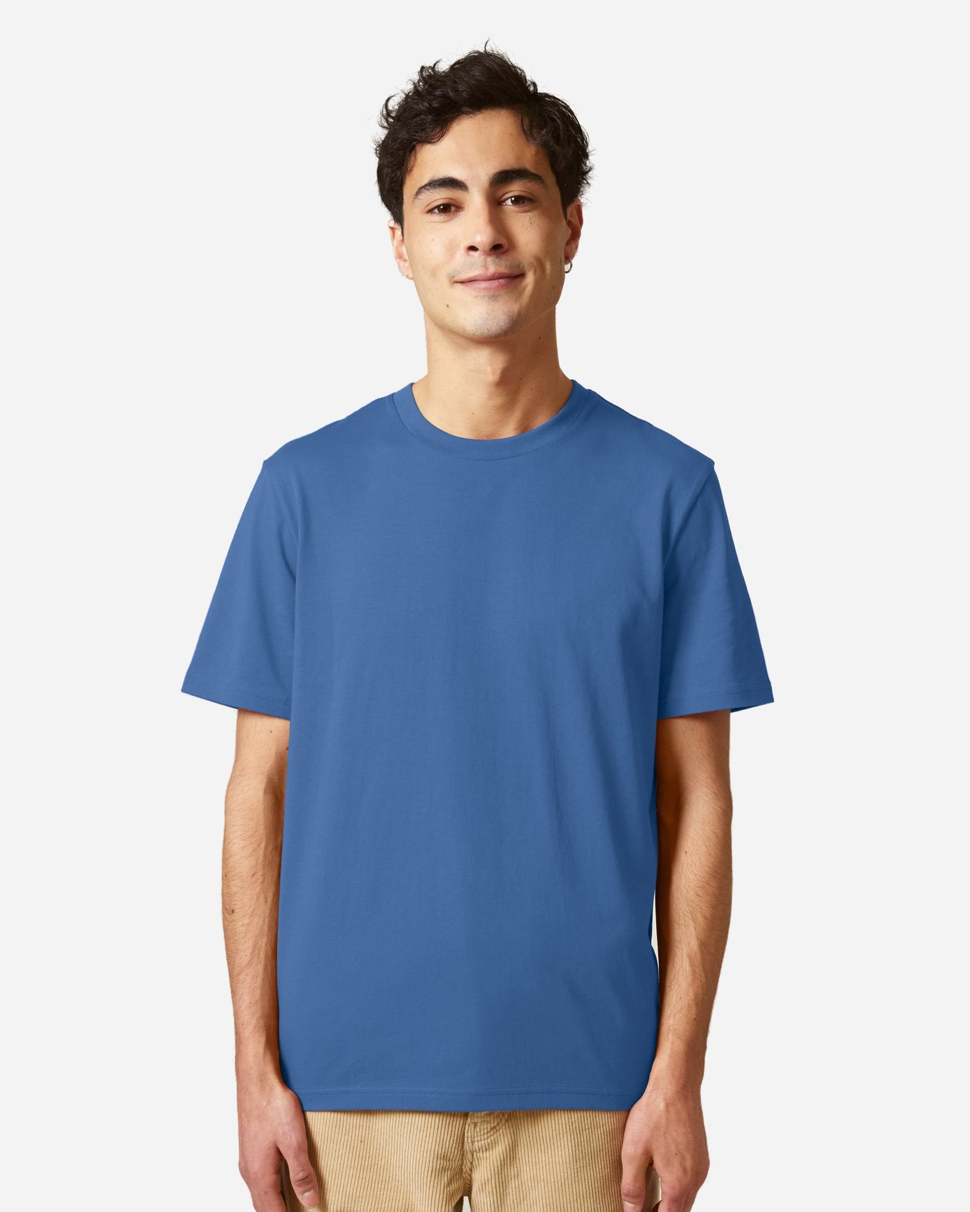 T-shirt unisexe Creator 2.0 Couleurs porté, coloris Mindful Blue