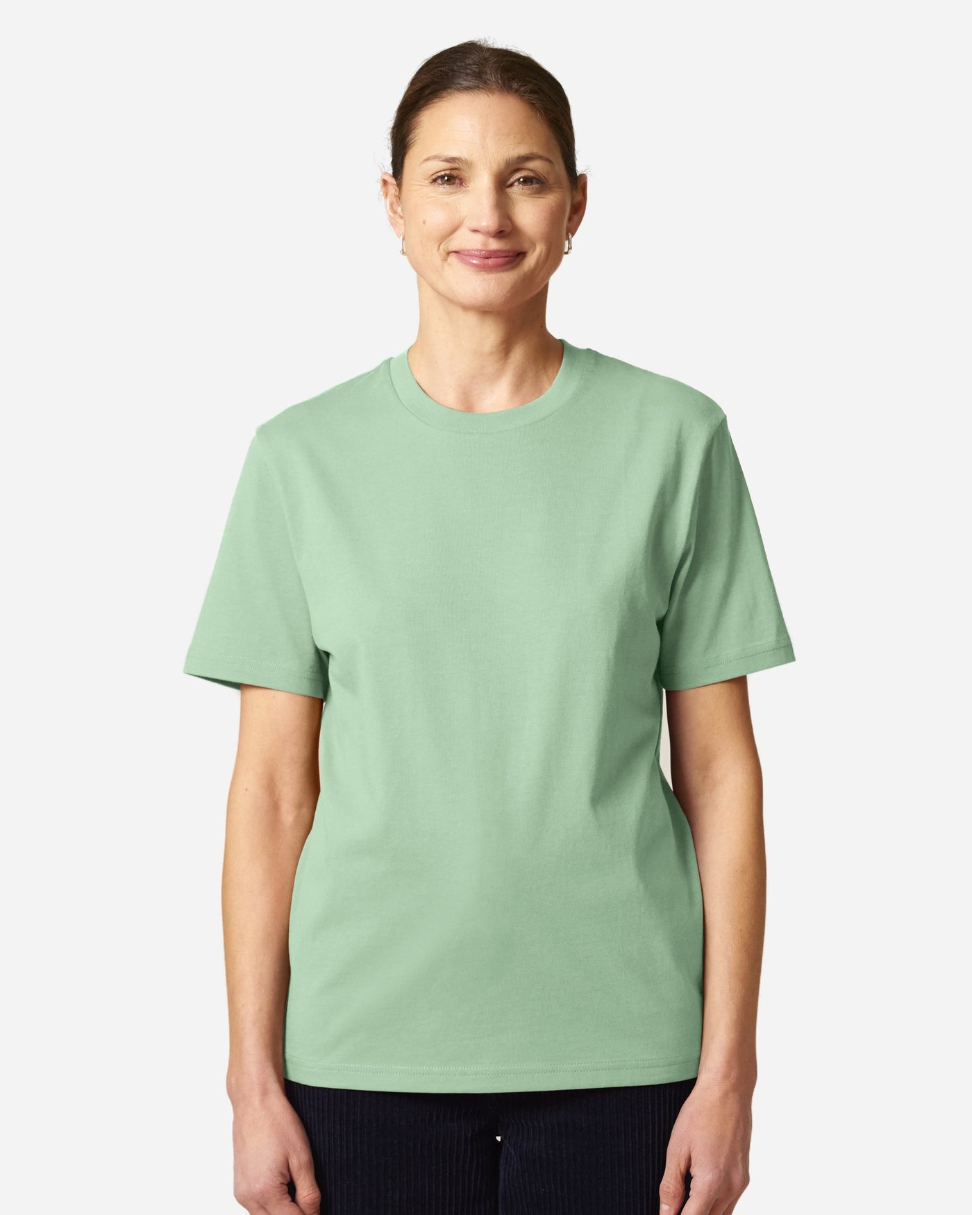 T-shirt unisexe Creator 2.0 Couleurs porté, coloris Misty Jade